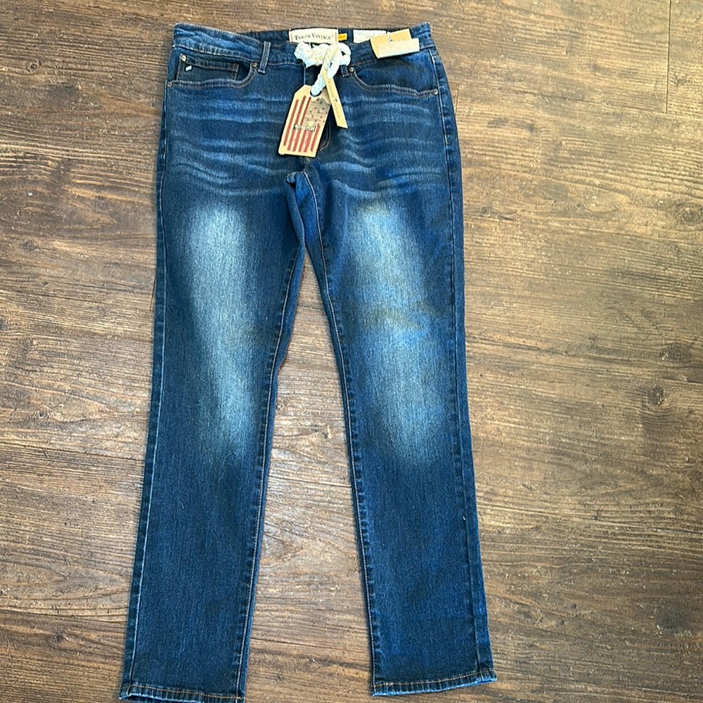 Tailor Vintage Blue Straight Jeans Classic Denim